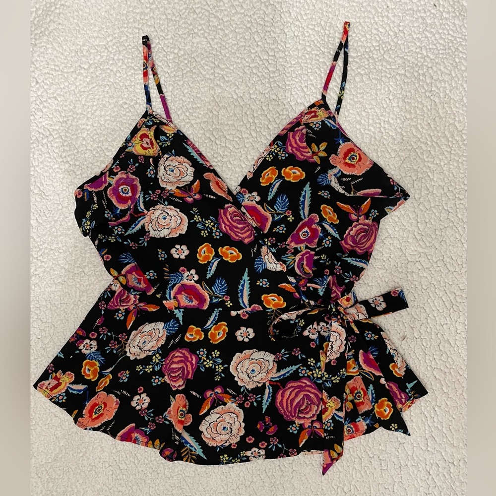 NWT Monteau Wrap Camisole Top